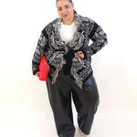 Pantalone balloon in pelle  11378