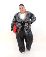 Pantalone balloon in pelle  11378