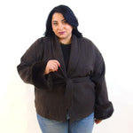 Cappotto manica pelliccia 20821