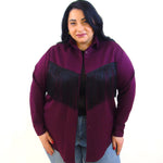 Camicia con frange 100219