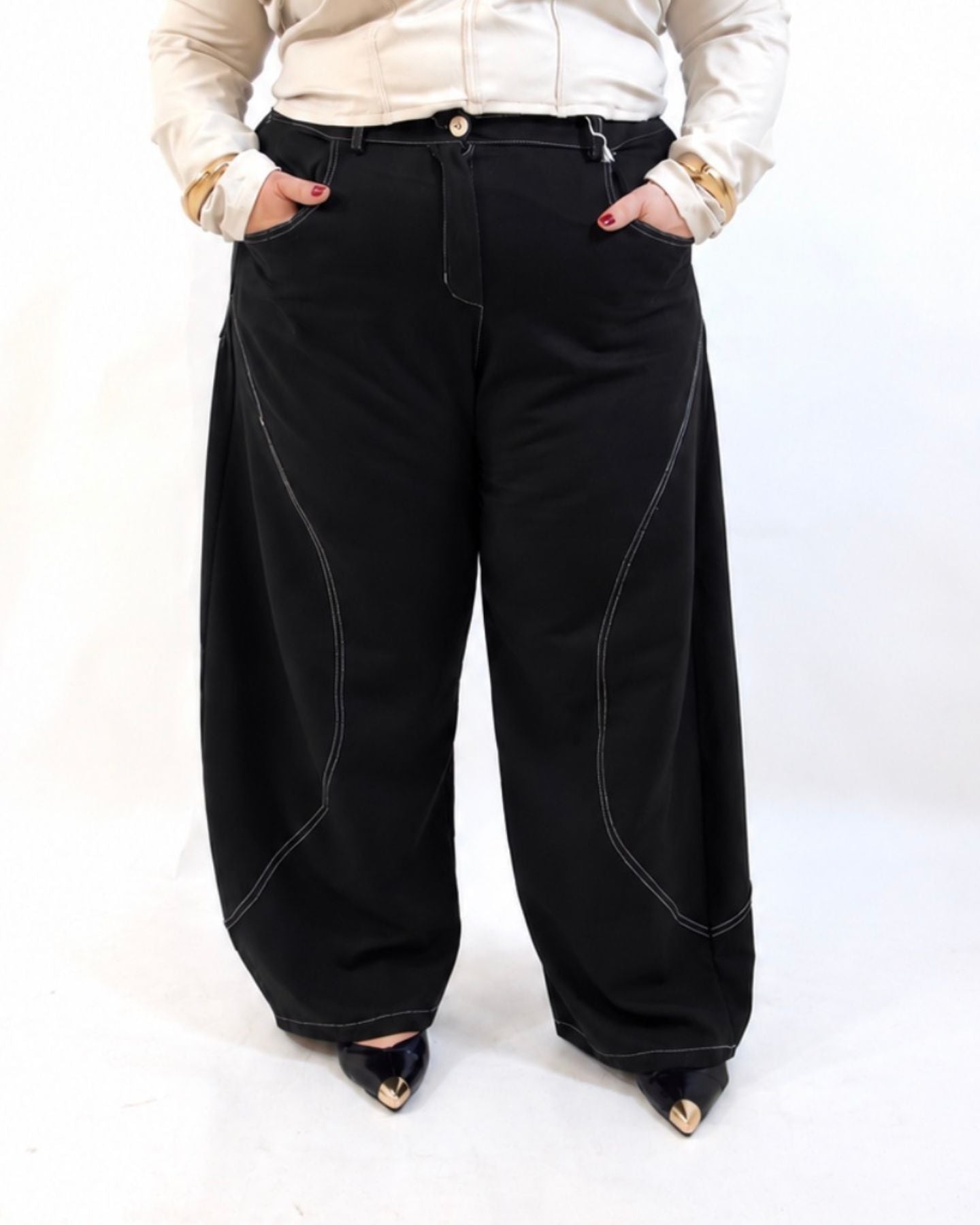 Pantalone cucitura 15938